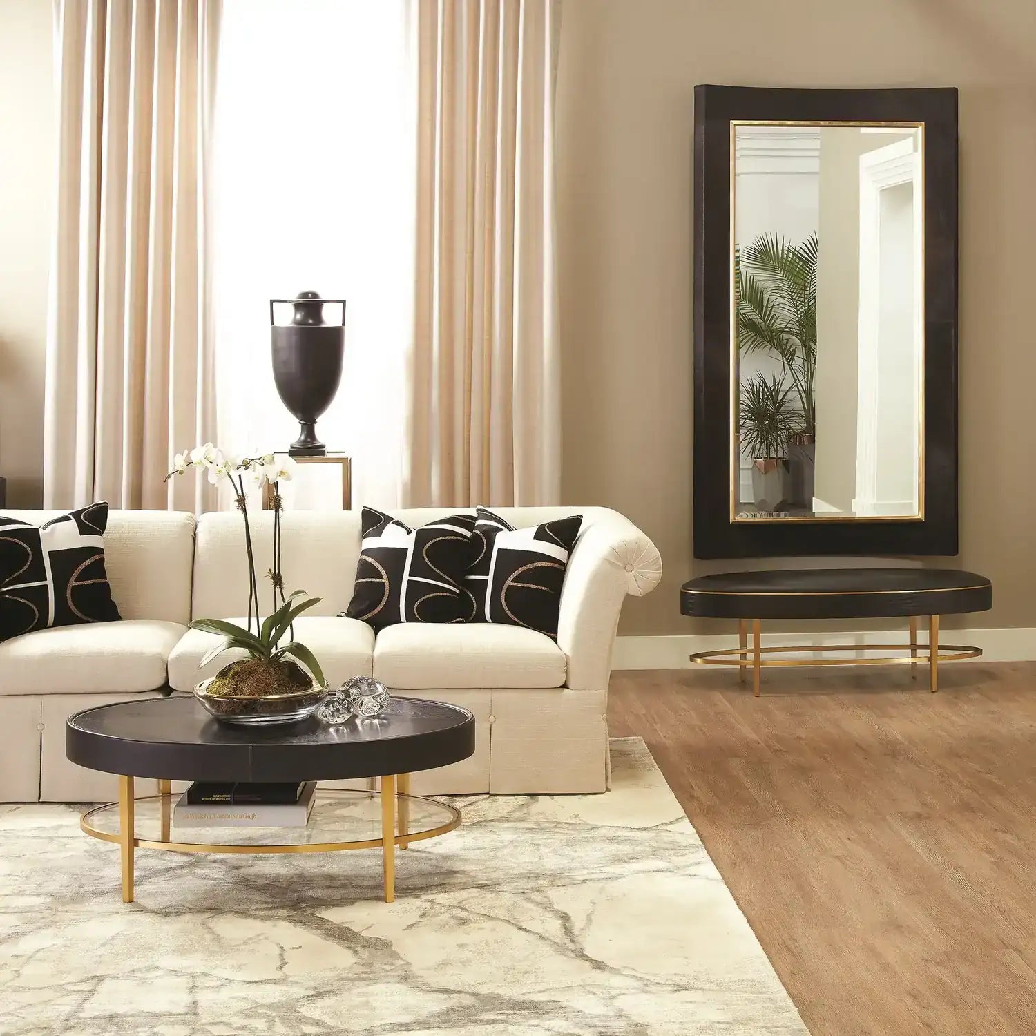 GLOBAL VIEWS MIRROR MATCH MARBLE RUG - Rugs