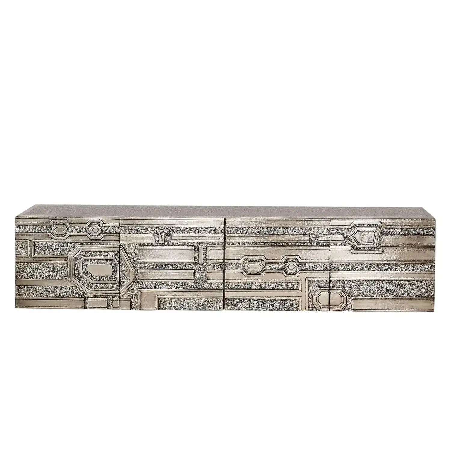 GLOBAL VIEWS ABSTRACT BLOCK CABINET - Cabinets & Bar