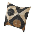 GLOBAL VIEWS CIRCLE MARQUETRY PILLOW - Decorative Accents