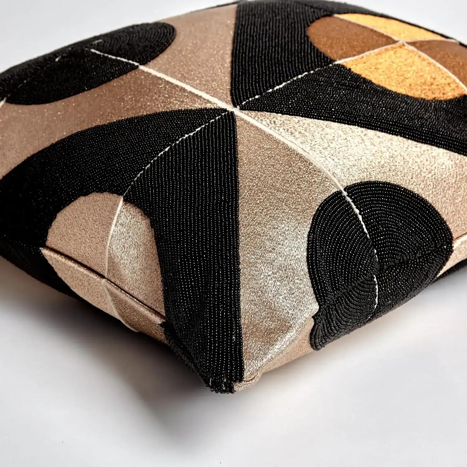 GLOBAL VIEWS CIRCLE MARQUETRY PILLOW - Decorative Accents