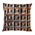 GLOBAL VIEWS TRIANGLE MARQUETRY PILLOW - Decorative Accents