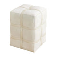 GLOBAL VIEWS BELTED POOF - Bar Stools