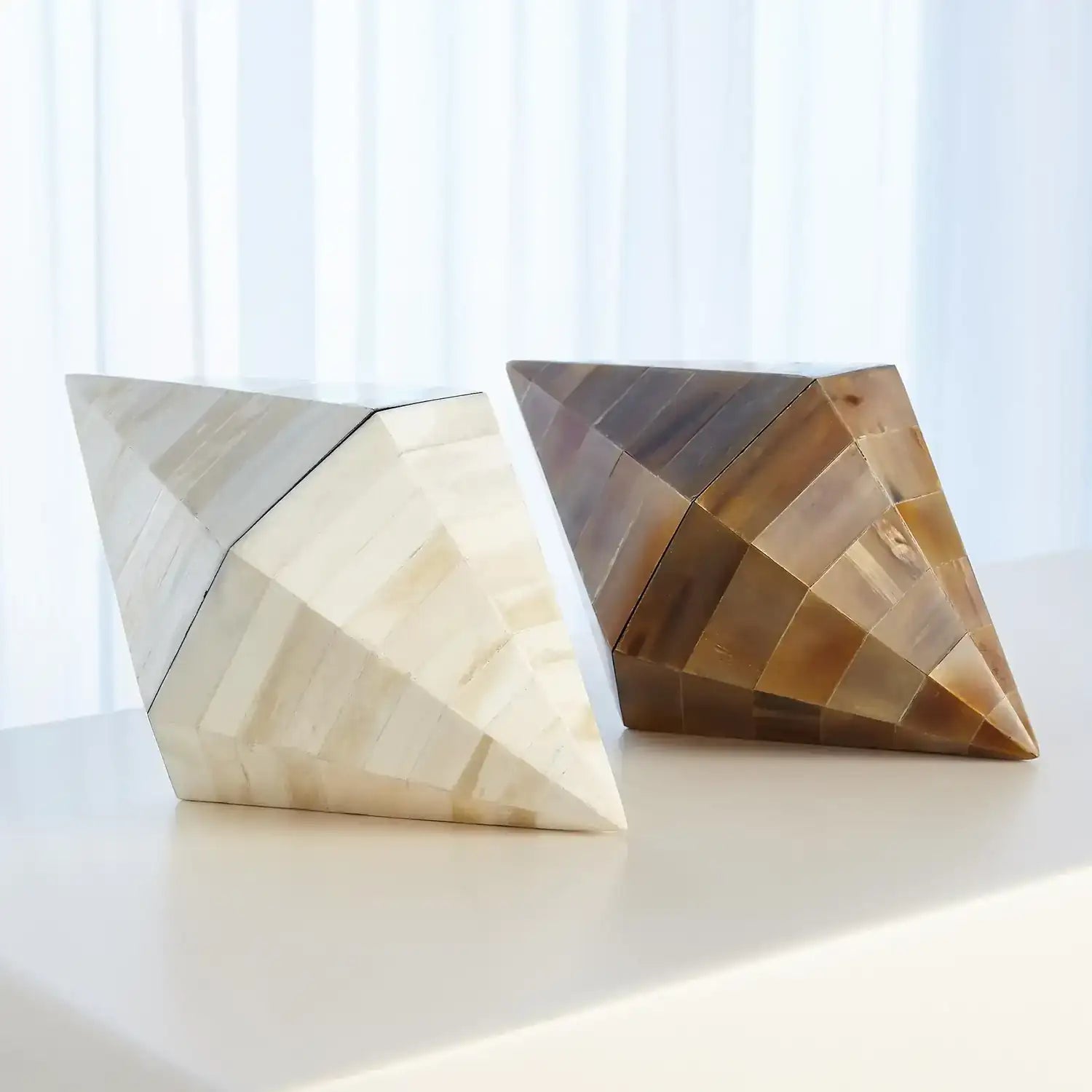 GLOBAL VIEWS TRIANGLE CONE BOX - Decorative Accents