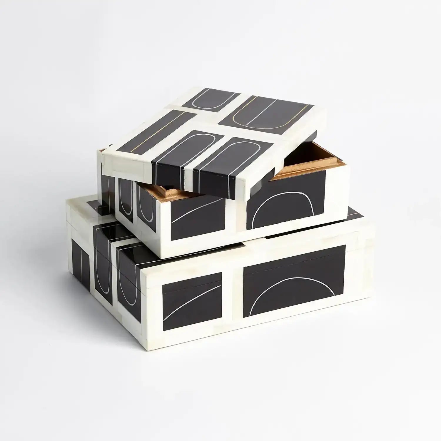GLOBAL VIEWS BRASS LOOP BOX - Decorative Accents