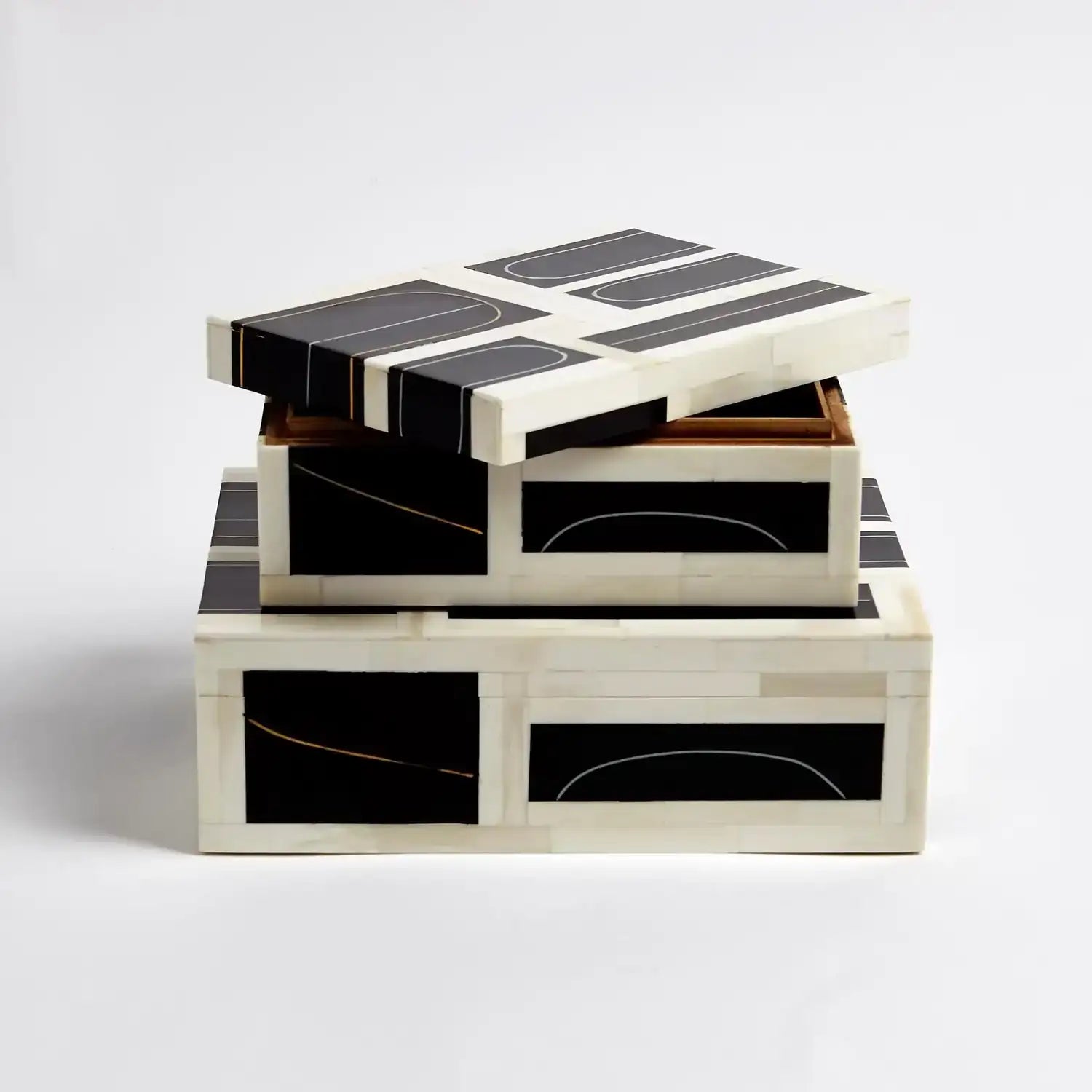 GLOBAL VIEWS BRASS LOOP BOX - Decorative Accents