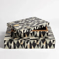 GLOBAL VIEWS BRASS DIAMOND BOX - Decorative Accents