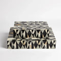 GLOBAL VIEWS BRASS DIAMOND BOX - Decorative Accents