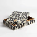 GLOBAL VIEWS BRASS DIAMOND BOX - Decorative Accents