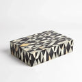 GLOBAL VIEWS BRASS DIAMOND BOX - Decorative Accents