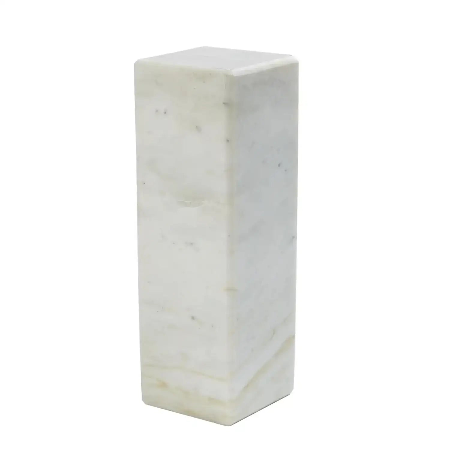 GLOBAL VIEWS 5" MARBLE MINI PEDESTAL/RISER - Decorative Accents