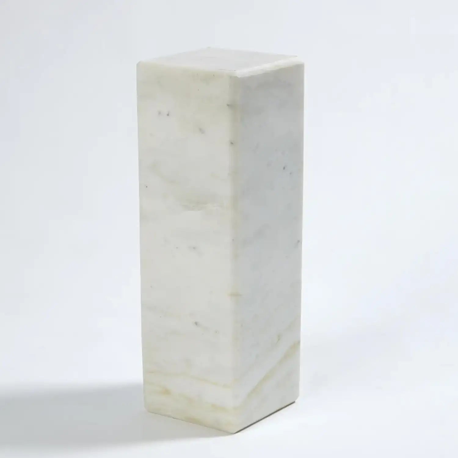 GLOBAL VIEWS 5" MARBLE MINI PEDESTAL/RISER - Decorative Accents