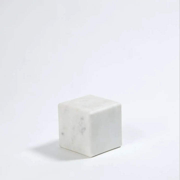 GLOBAL VIEWS 5" MARBLE MINI PEDESTAL/RISER - Decorative Accents