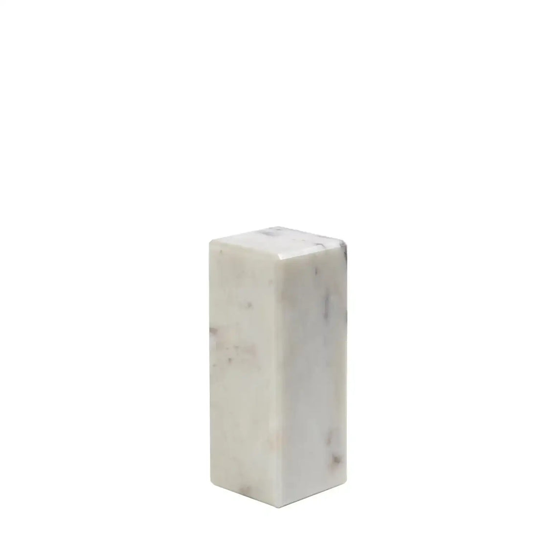 GLOBAL VIEWS 4" MARBLE MINI PEDESTAL/RISER - Decorative Accents