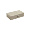 GLOBAL VIEWS MARBLED LEATHER D RING BOX - Decorative Accents