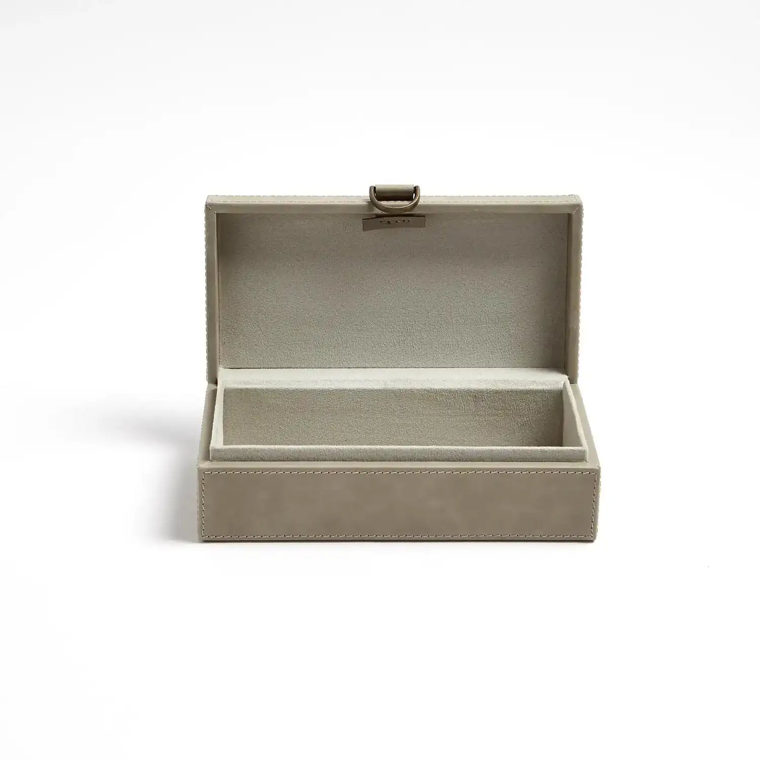 GLOBAL VIEWS MARBLED LEATHER D RING BOX - Decorative Accents