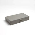 GLOBAL VIEWS MARBLED LEATHER D RING BOX - Decorative Accents