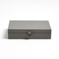 GLOBAL VIEWS MARBLED LEATHER D RING BOX - Decorative Accents