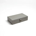 GLOBAL VIEWS MARBLED LEATHER D RING BOX - Decorative Accents
