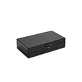 GLOBAL VIEWS MARBLED LEATHER D RING BOX - Decorative Accents