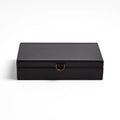 GLOBAL VIEWS MARBLED LEATHER D RING BOX - Decorative Accents