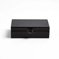 GLOBAL VIEWS MARBLED LEATHER D RING BOX - Decorative Accents