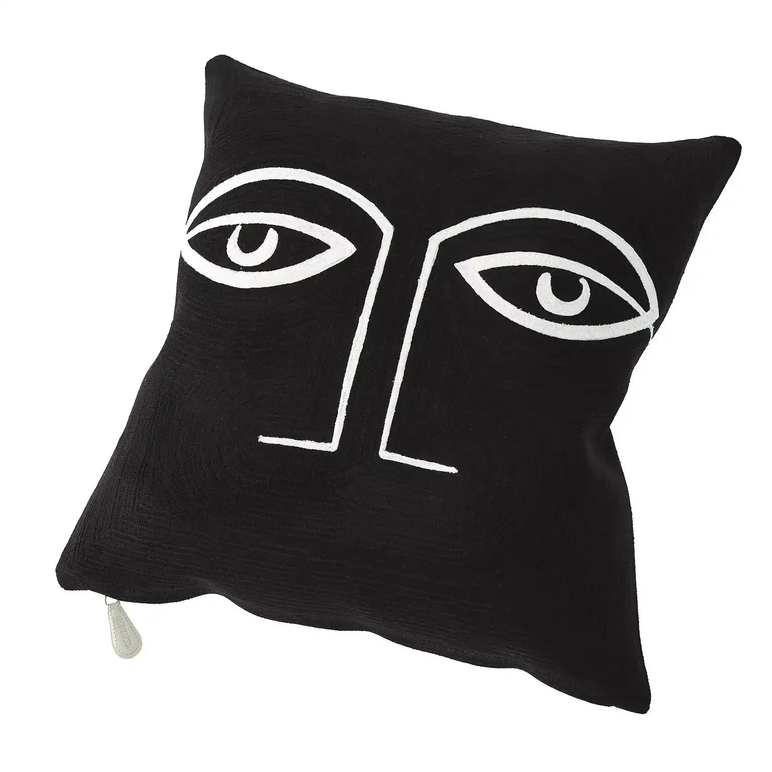 GLOBAL VIEWS TWO EYE PILLOW - Decorative Accents