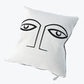 GLOBAL VIEWS TWO EYE PILLOW - Decorative Accents