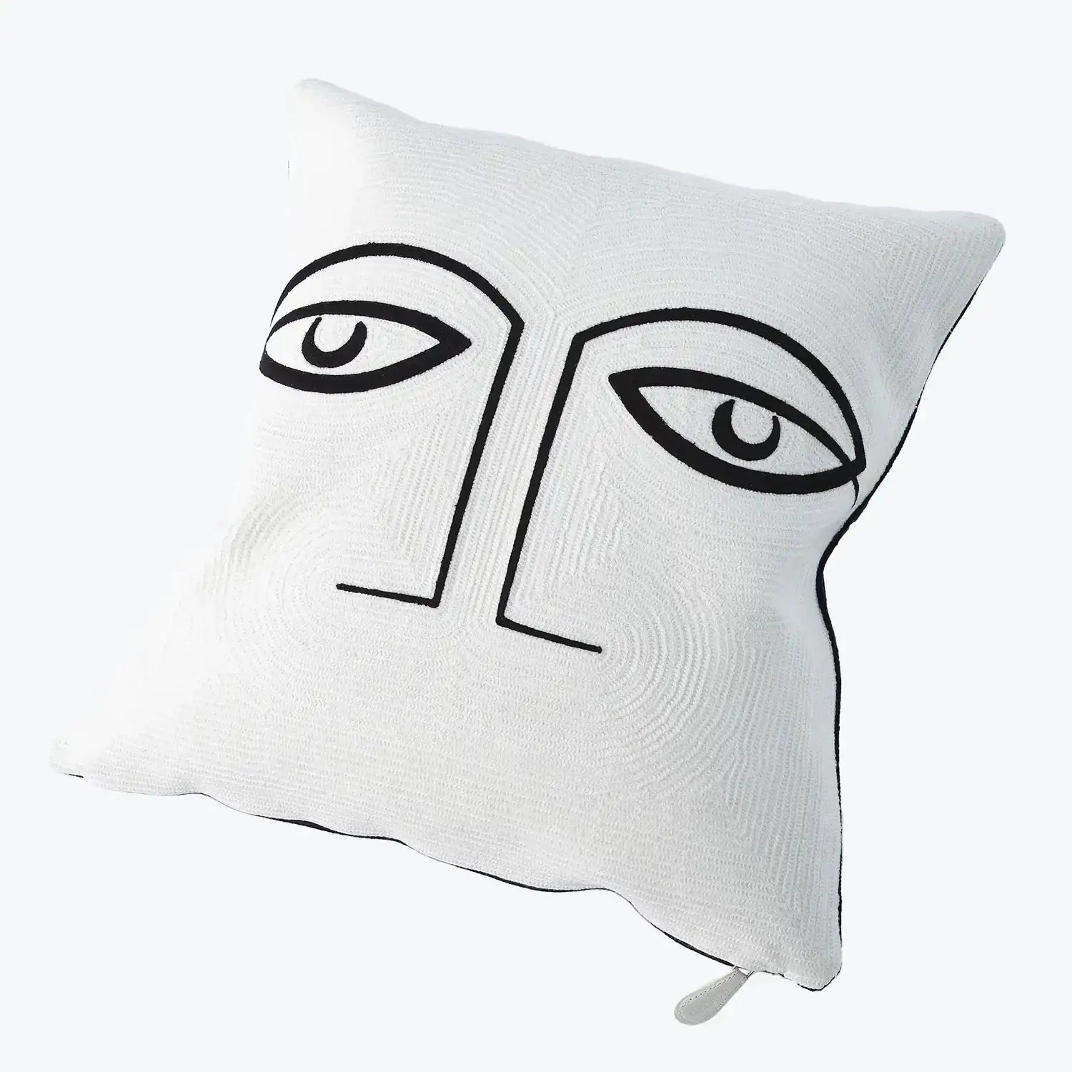 GLOBAL VIEWS TWO EYE PILLOW - Decorative Accents