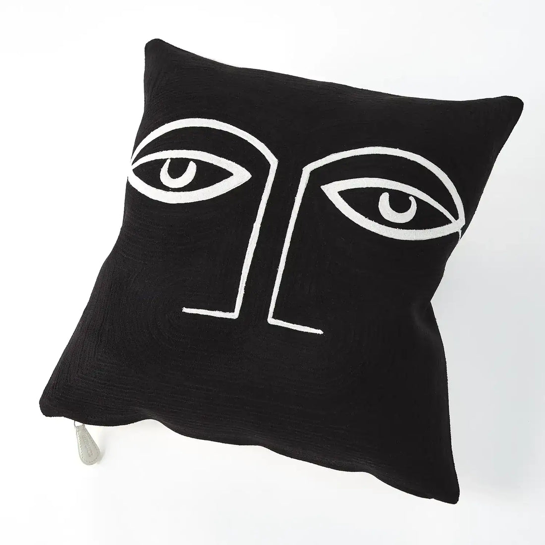 GLOBAL VIEWS TWO EYE PILLOW - Decorative Accents
