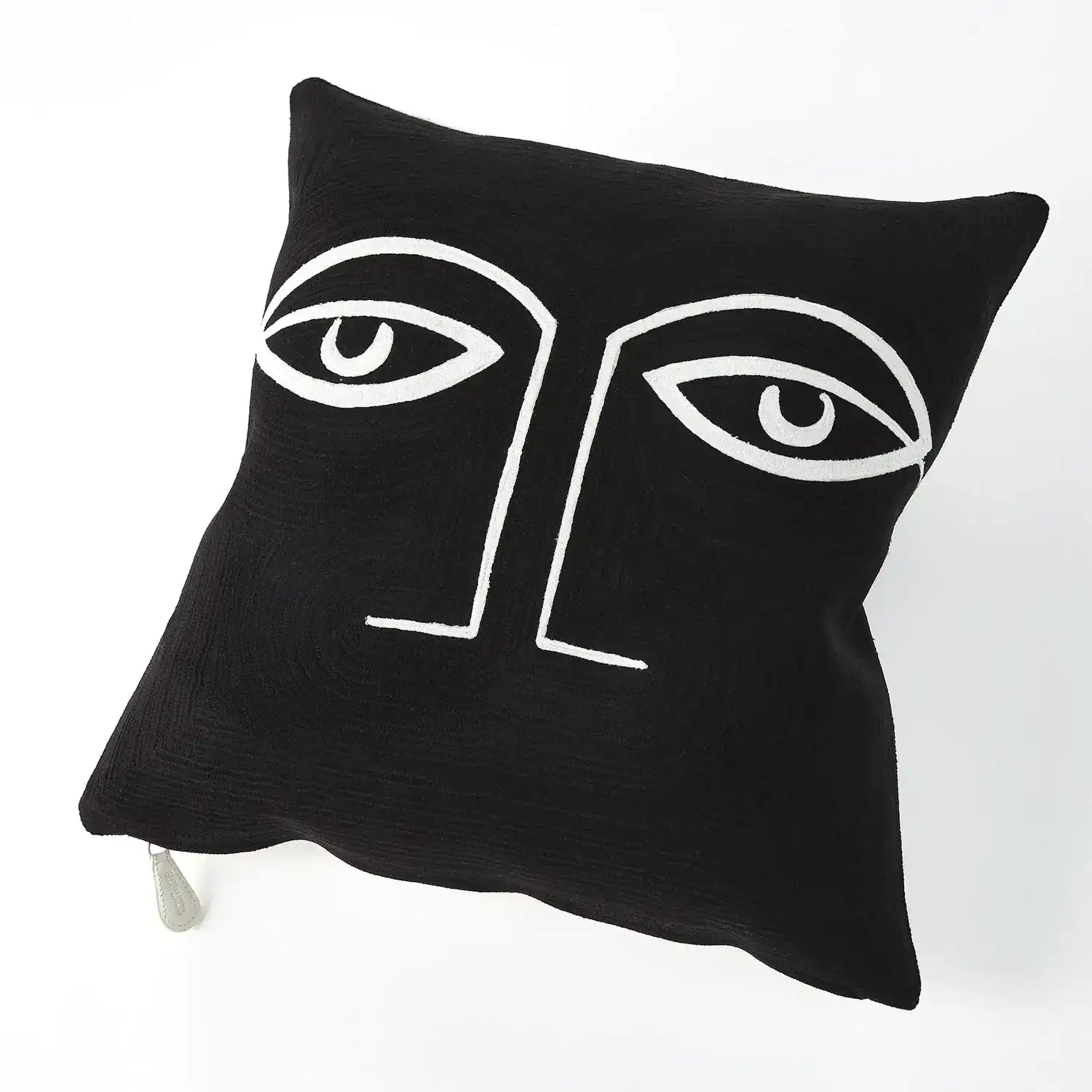 GLOBAL VIEWS TWO EYE PILLOW - Decorative Accents