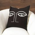 GLOBAL VIEWS TWO EYE PILLOW - Decorative Accents