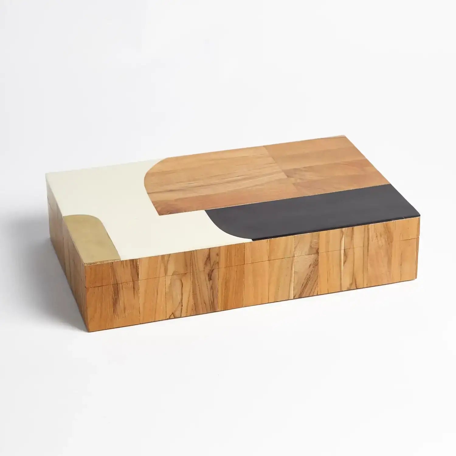 GLOBAL VIEWS WOODEN INLAID BOX - Decorative Accents