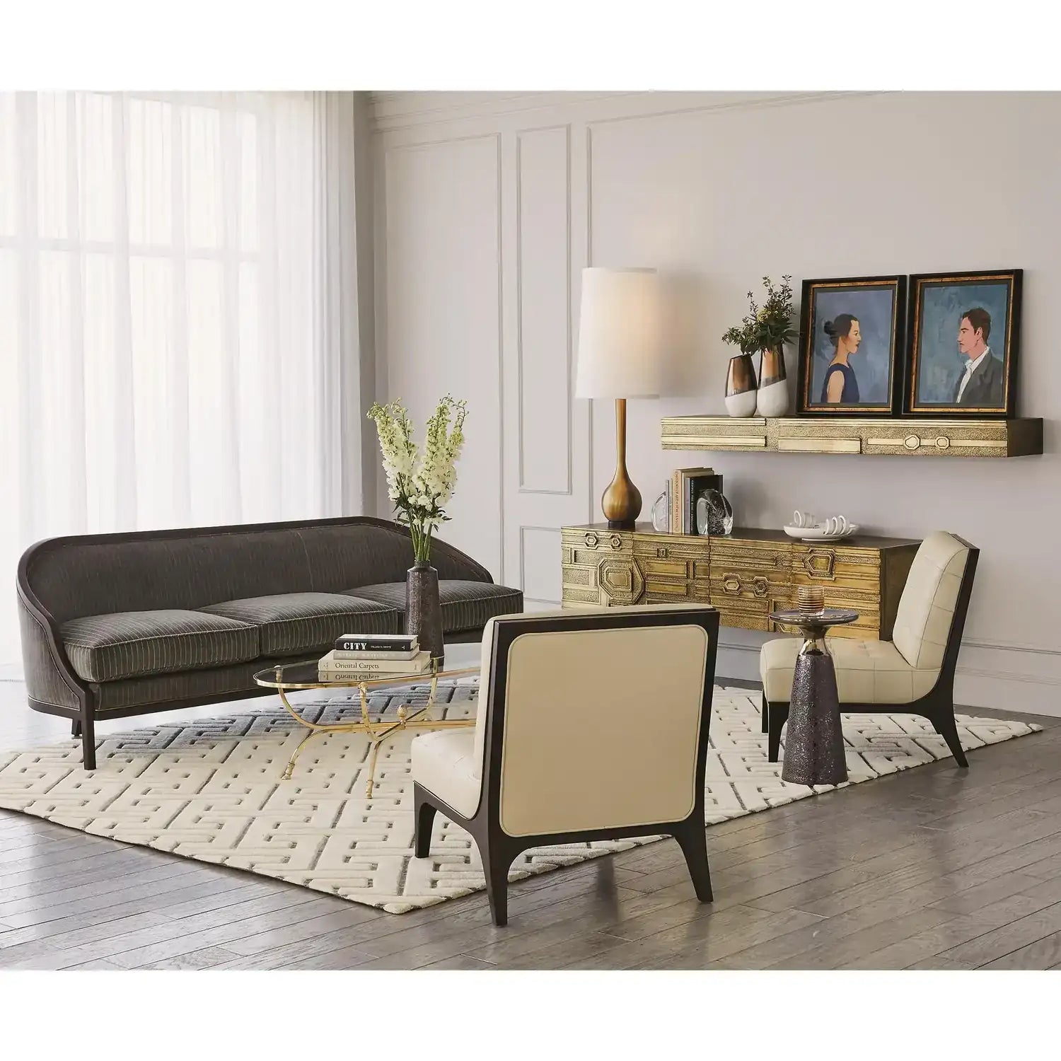 GLOBAL VIEWS ABSTRACT BLOCK FLOATING SHELF - Decorative Accents