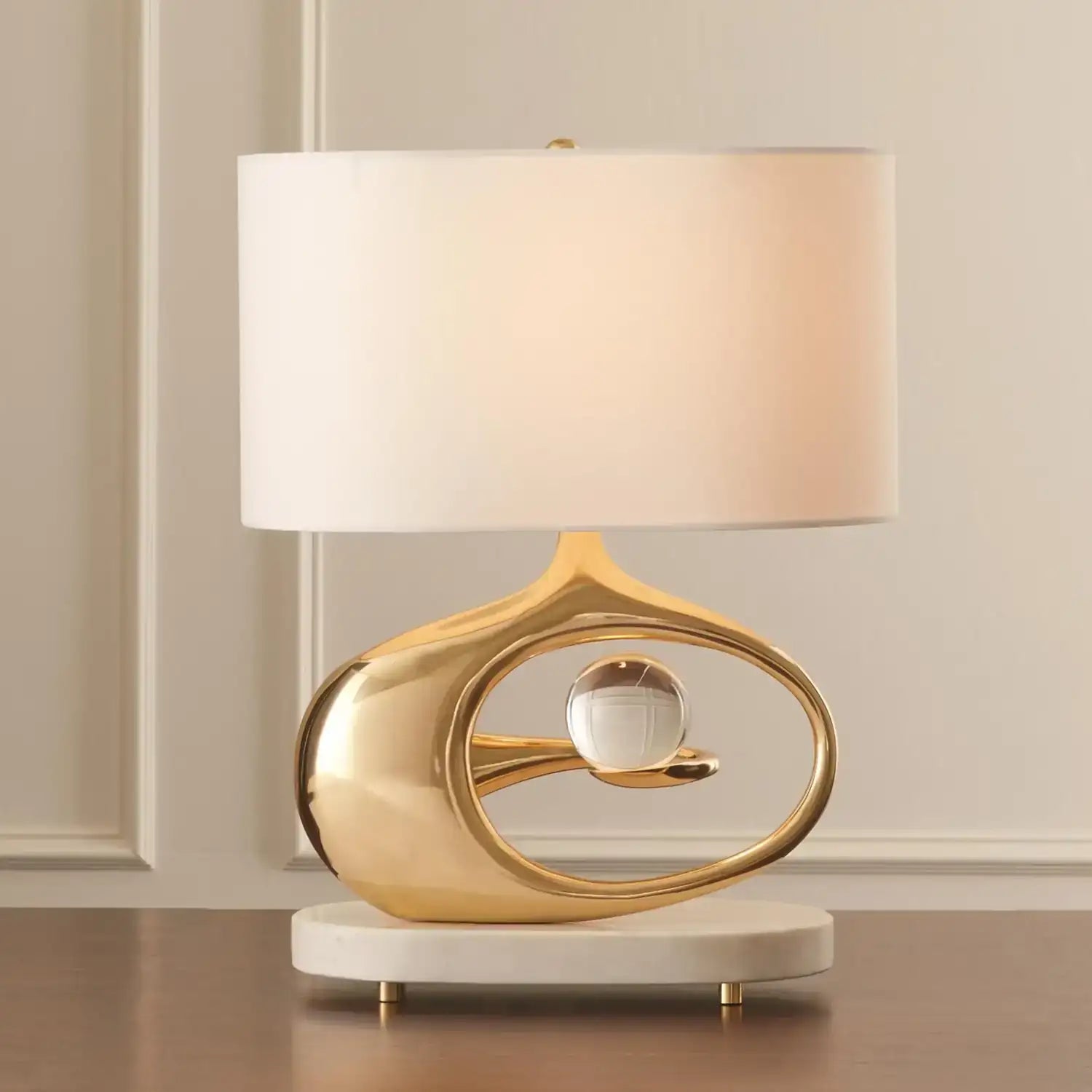 GLOBAL VIEWS, ORBIT LAMP, TABLE LAMPS
