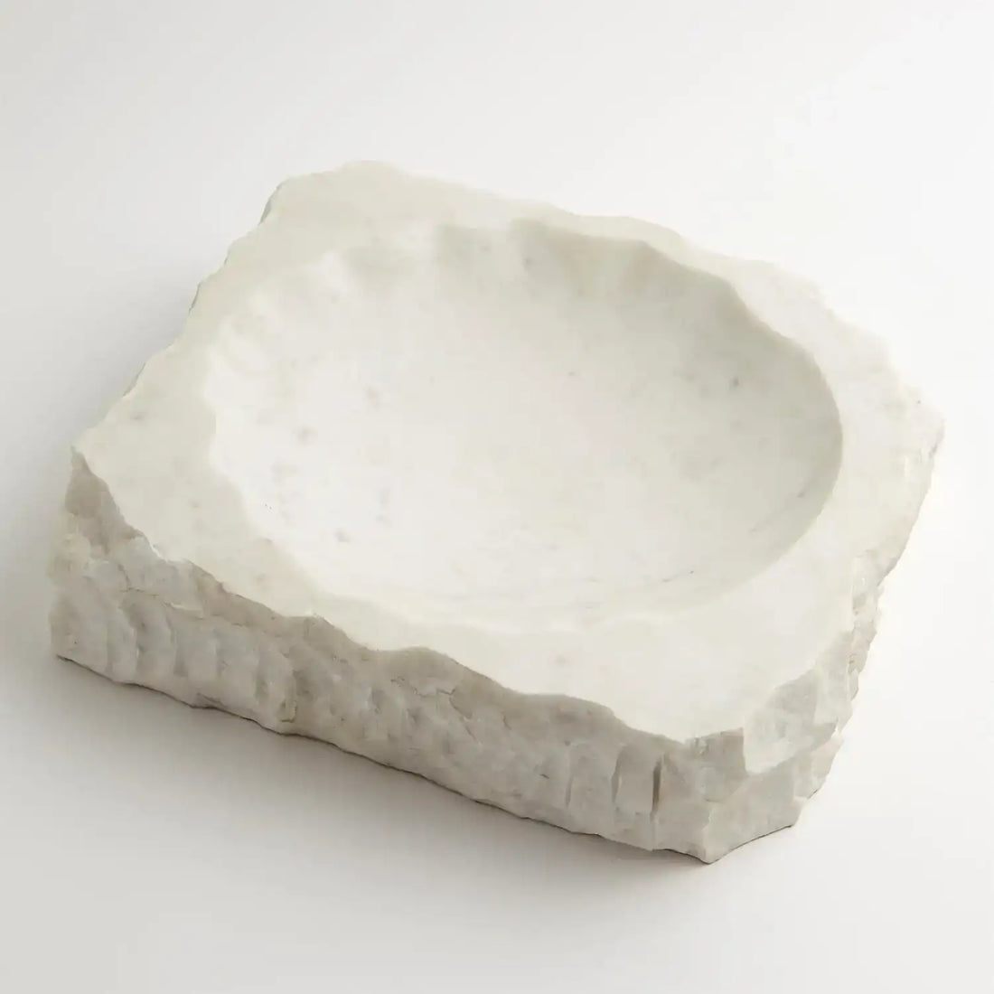 GLOBAL VIEWS CHISELED BLOCK BOWL - Decorative Accents