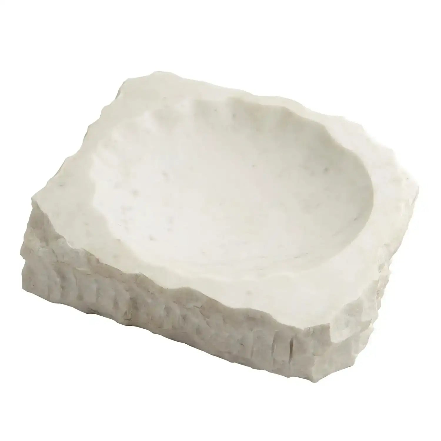 GLOBAL VIEWS CHISELED BLOCK BOWL - Decorative Accents