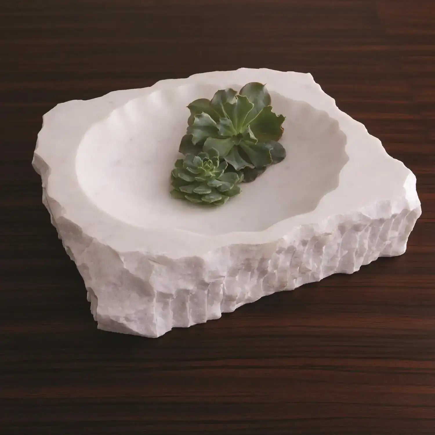 GLOBAL VIEWS CHISELED BLOCK BOWL - Decorative Accents