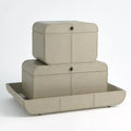 GLOBAL VIEWS CURVED CORNER TRAY - Decorative Accents