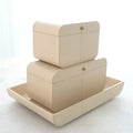 GLOBAL VIEWS CURVED CORNER TRAY - Decorative Accents