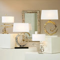 GLOBAL VIEWS, SWIRL LAMP, TABLE LAMPS