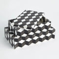 GLOBAL VIEWS ESCHER MARBLE BOX - Decorative Accents