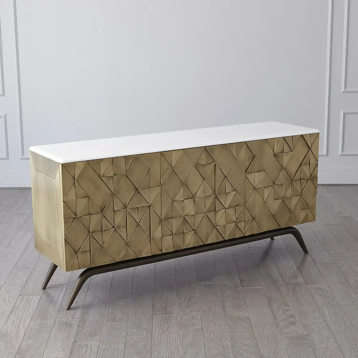 GLOBAL VIEWS TRIANGLE CABINET - Cabinets & Bar
