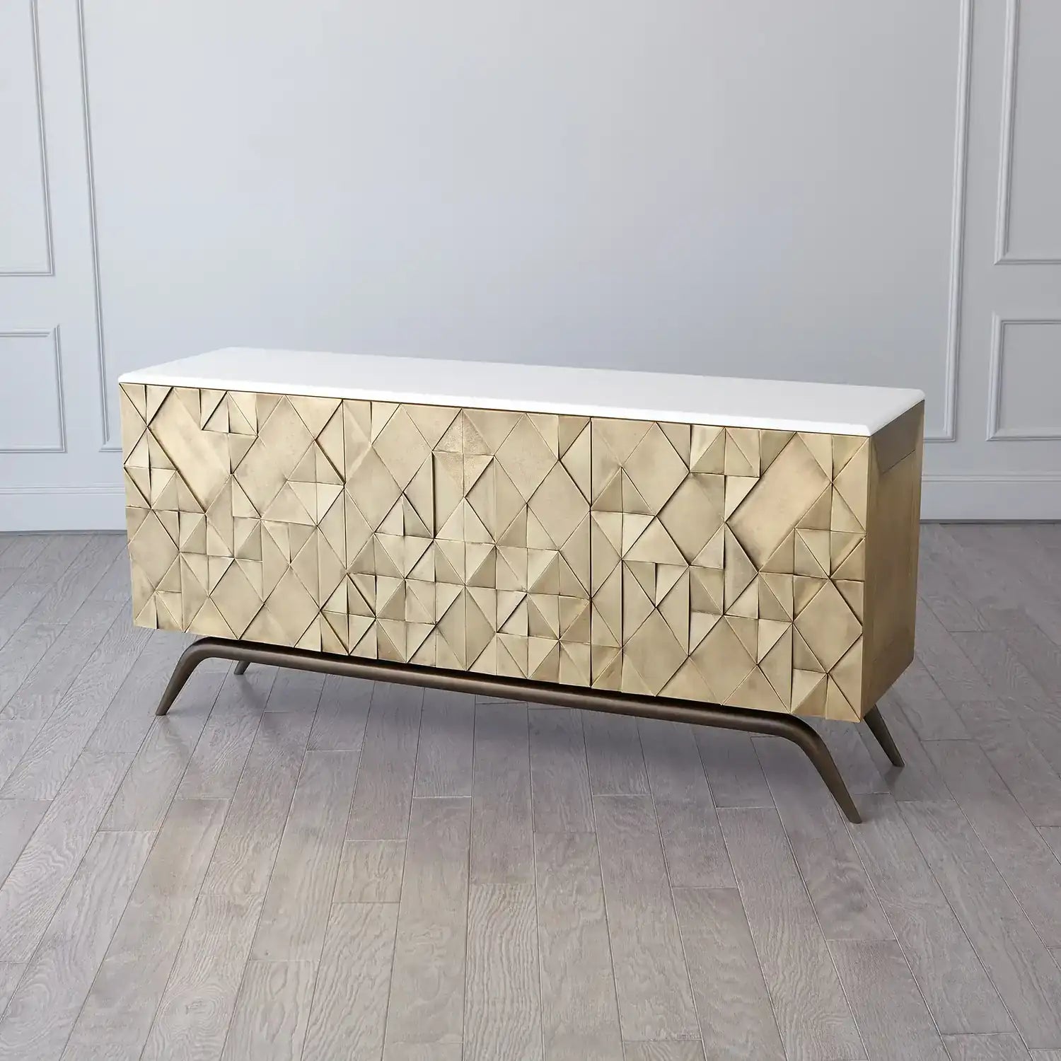 GLOBAL VIEWS TRIANGLE CABINET - Cabinets & Bar