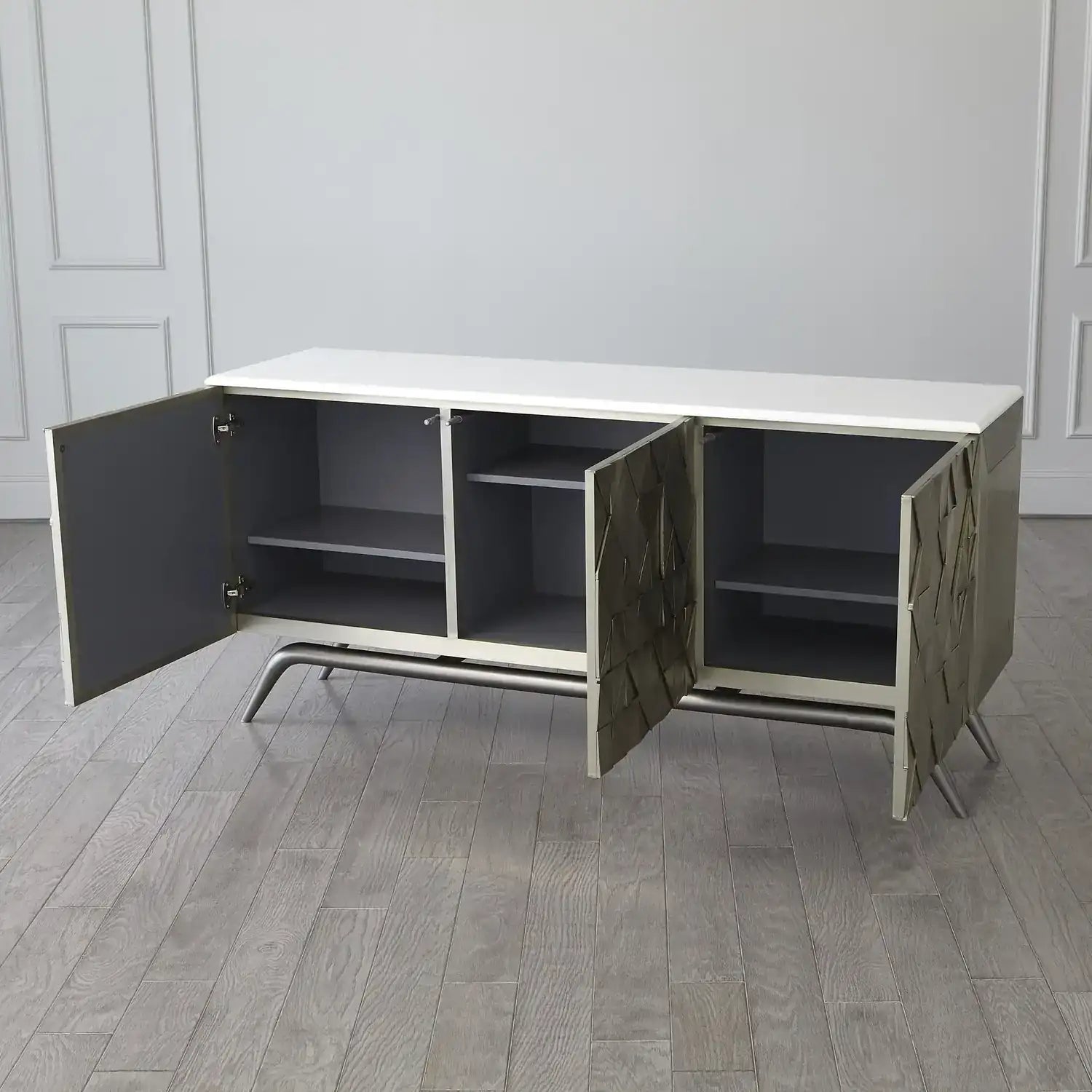 GLOBAL VIEWS TRIANGLE CABINET - Cabinets & Bar