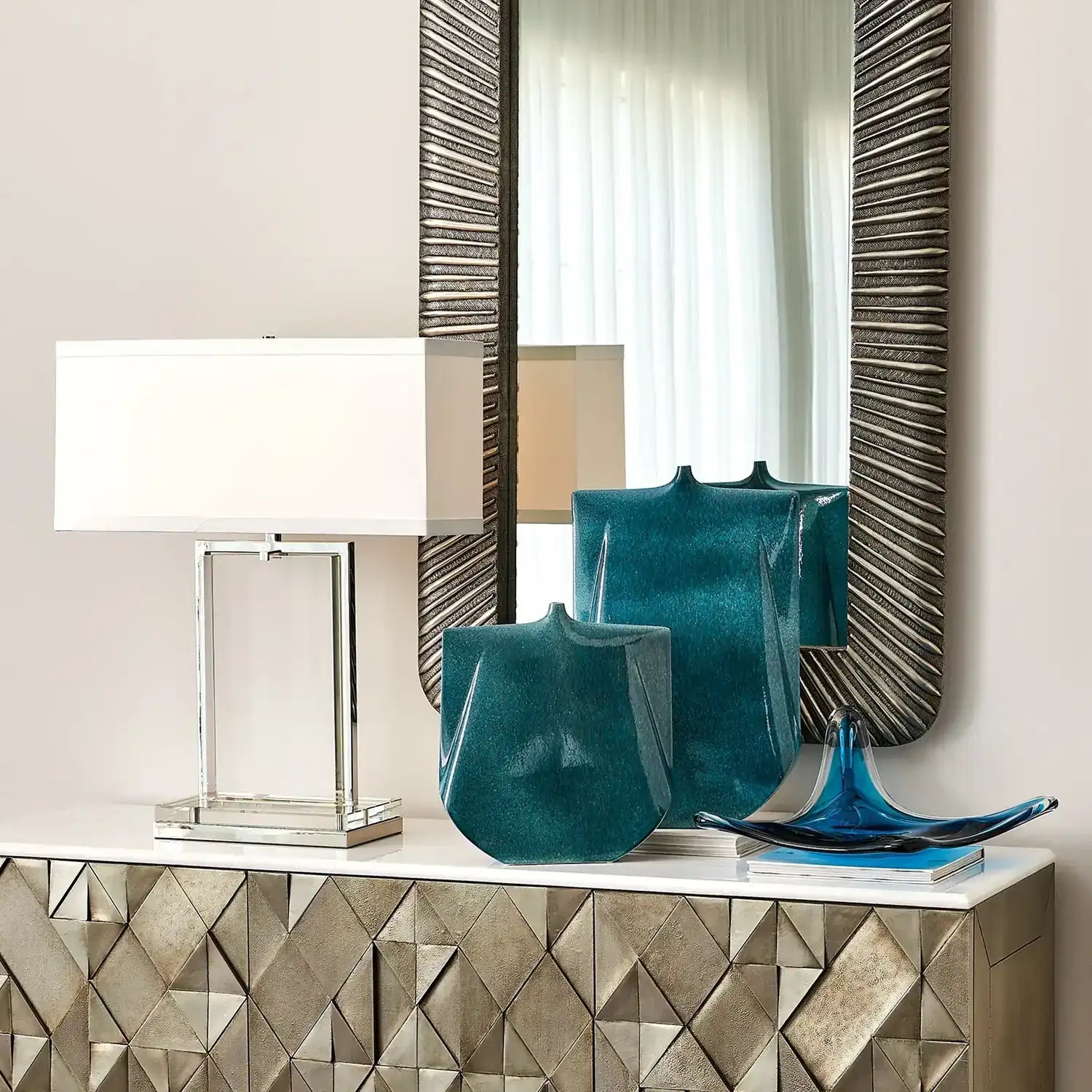 GLOBAL VIEWS TRIANGLE CABINET - Cabinets & Bar