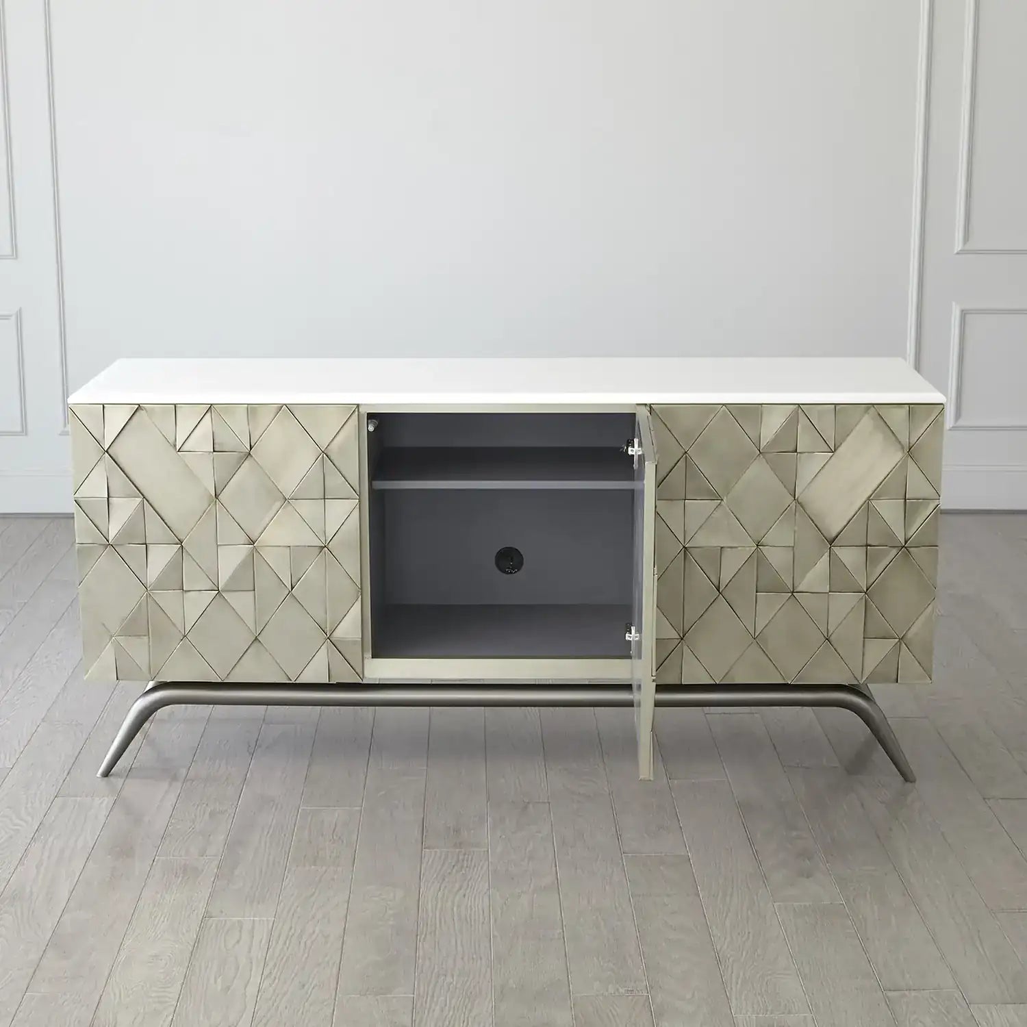 GLOBAL VIEWS TRIANGLE CABINET - Cabinets & Bar