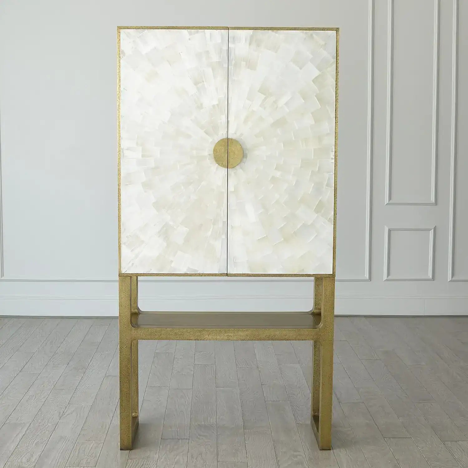 GLOBAL VIEWS GYPSUM BAR CABINET - Cabinets & Bar