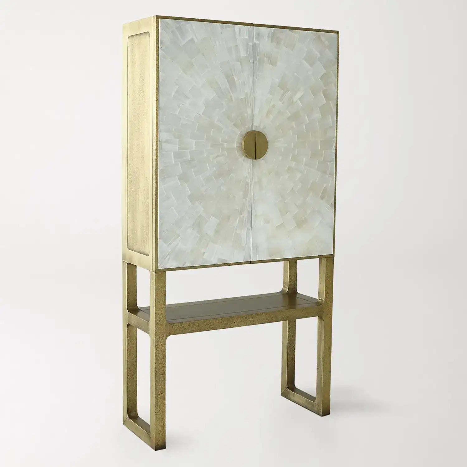 GLOBAL VIEWS GYPSUM BAR CABINET - Cabinets & Bar