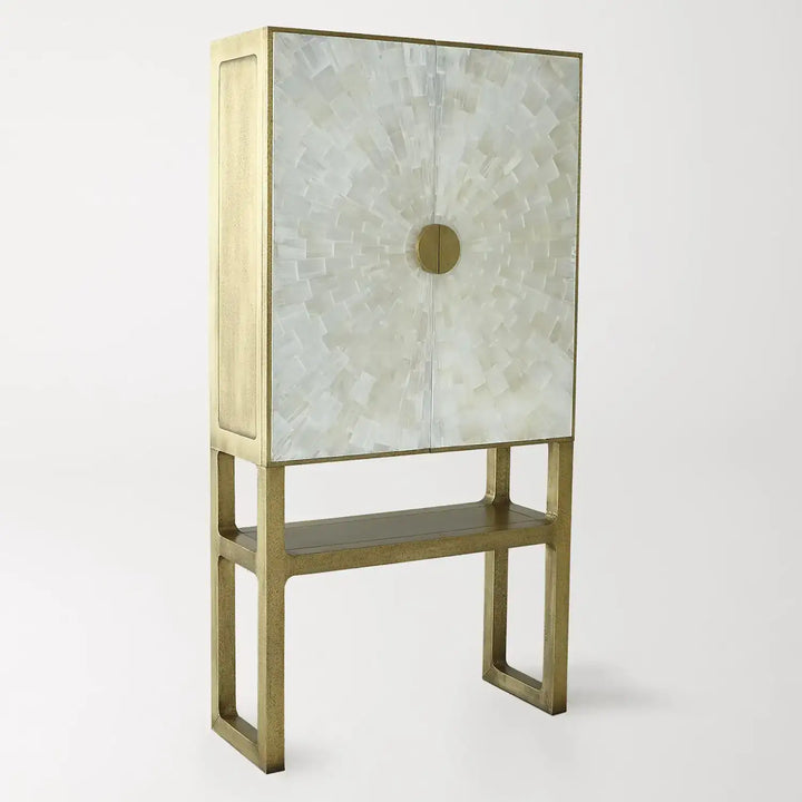GLOBAL VIEWS GYPSUM BAR CABINET - Cabinets & Bar