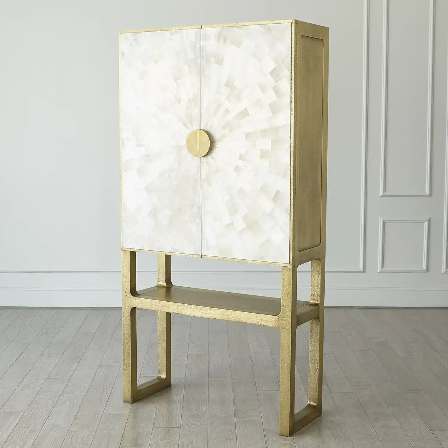 GLOBAL VIEWS GYPSUM BAR CABINET - Cabinets & Bar